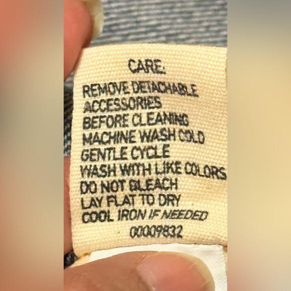 Polo by Ralph Lauren Blue Jean Jacket with Colorful Patches - Picture 14 of 15